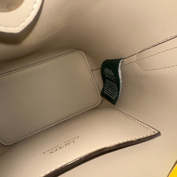 Lauren Ralph Lauren Dryden Debby II Mini Leather Drawstring Bag - Picture 17 of 17